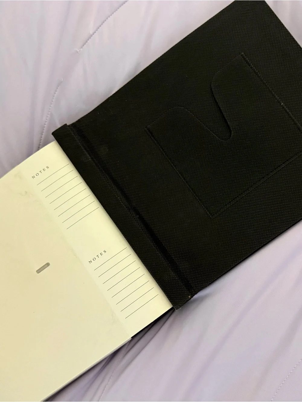 ELSA Black Floral-Embossed Photo Album with Velvet Window